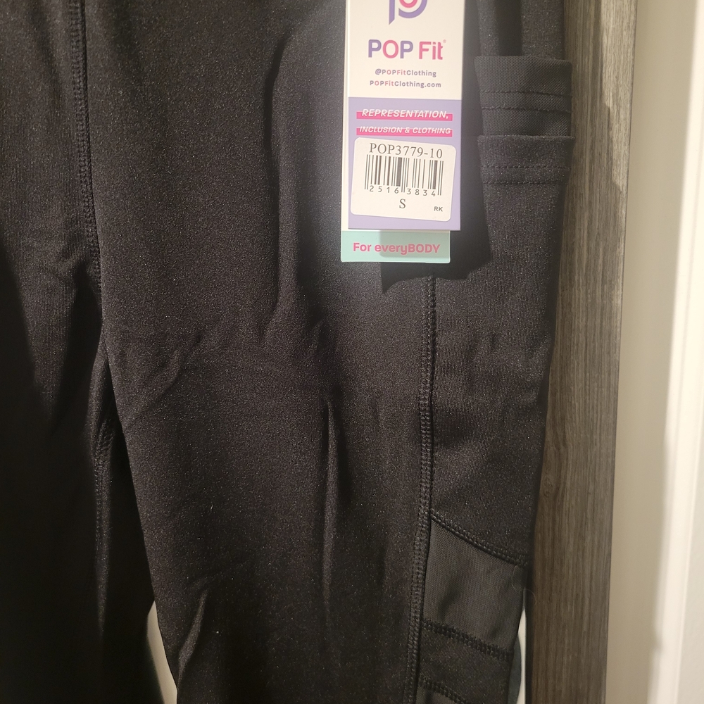 POP Fit Classic Black Leggings (1)
